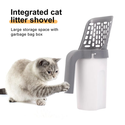 Cat Litter Shovel Scoop for Pet Filter Clean Toilet Garbage Picker Cat Supplies Accessory Cat Litter Box Self Cleaning